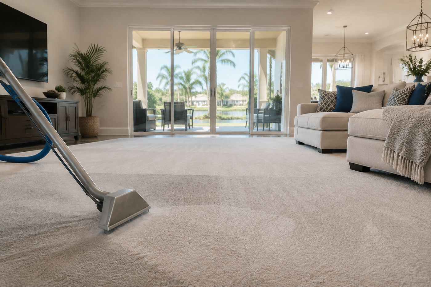 Living Room Carpet Cleaning in Central Florida — Edwin's Carpet Cleaning
