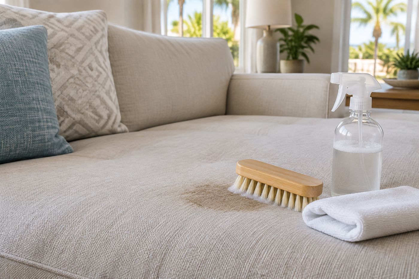 Sofa Stain Removal in Central Florida — Edwin's Carpet Cleaning