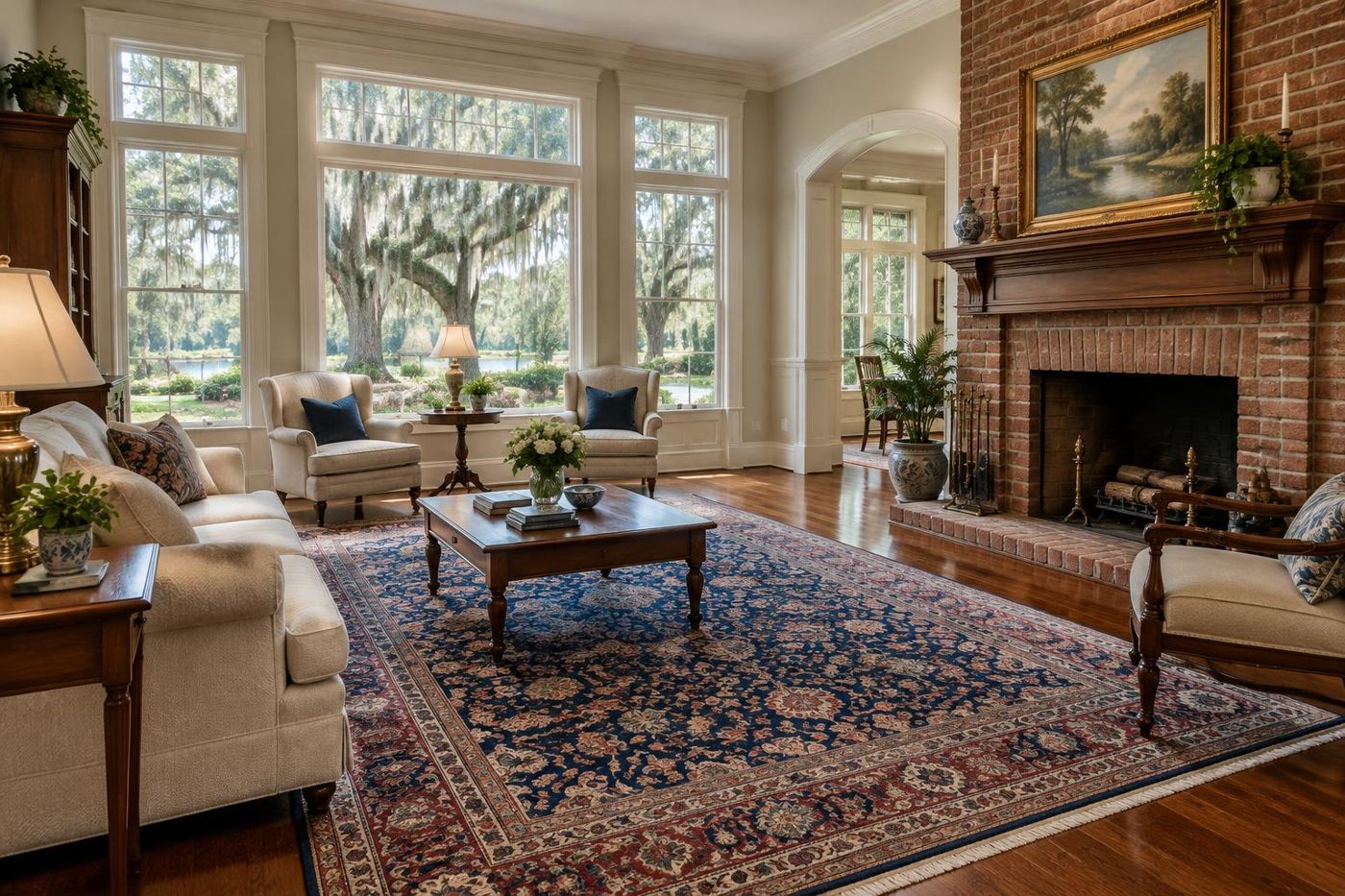 Carpet cleaning in Winter Park, FL — freshly cleaned carpet in a Winter Park home by Edwin's Carpet Cleaning